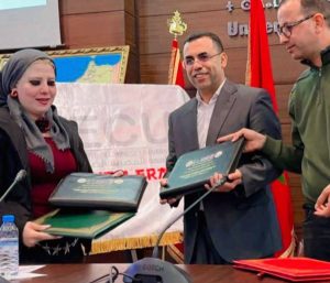 الجامعة المصرية الصينية توقع بروتوكول تعاون مع المركز المغربي 
