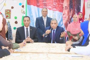 تعليم الجيزة يلتقي حملة الماجستير والدكتوراه ببولاق الدكرور لبحث تطوير التعليم