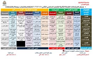 FB IMG 1777662207706 آداب الزقازيق تعلن جداول امتحانات الفصل الدراسي آداب الزقازيق تعلن جداول امتحانات الفصل الدراسي الثاني للعام الجامعي 2025/2026 موقع في الجامعة