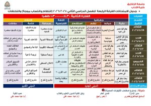 FB IMG 1777662214329 آداب الزقازيق تعلن جداول امتحانات الفصل الدراسي آداب الزقازيق تعلن جداول امتحانات الفصل الدراسي الثاني للعام الجامعي 2025/2026 موقع في الجامعة