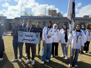 FB IMG 1777744000876 جامعة العريش تحصد جائزة أفضل منسق تدريب كشفي جامعة العريش تحصد جائزة أفضل منسق تدريب كشفي على مستوى الجامعات المصرية موقع في الجامعة