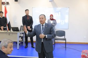 كلية الطب بجامعة المنصورة الجديدة تنظم مؤتمرًا طلابيًا حول الأمراض المعدية وتعزيز الوعي الصحي 4 FB IMG 1777831292560 كلية الطب بجامعة المنصورة الجديدة كلية الطب بجامعة المنصورة الجديدة تنظم مؤتمرًا طلابيًا حول الأمراض المعدية وتعزيز الوعي الصحي موقع في الجامعة