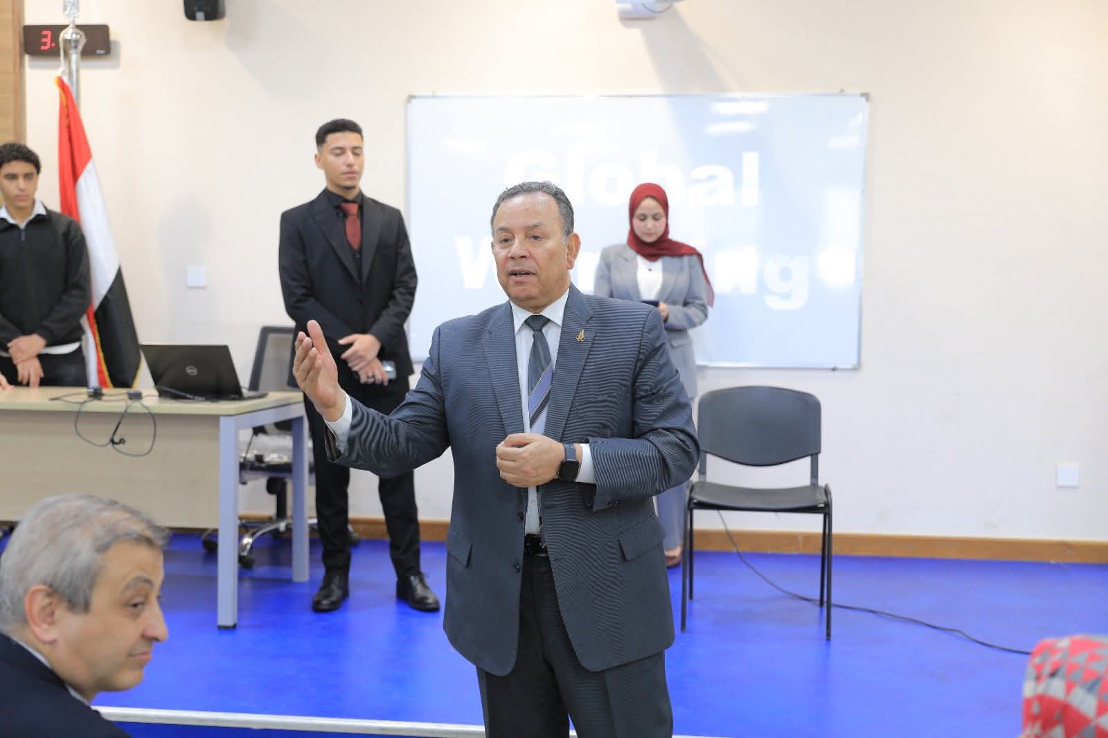 FB IMG 1777831292560 كلية الطب بجامعة المنصورة الجديدة كلية الطب بجامعة المنصورة الجديدة تنظم مؤتمرًا طلابيًا حول الأمراض المعدية وتعزيز الوعي الصحي موقع في الجامعة