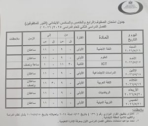 FB IMG 1777989006015 جداول امتحانات الترم الثاني 2026 ببني سويف رسميًا.. إعلان جداول امتحانات الترم الثاني 2026 ببني سويف لصفوف النقل والشهادة الإعدادي موقع في الجامعة