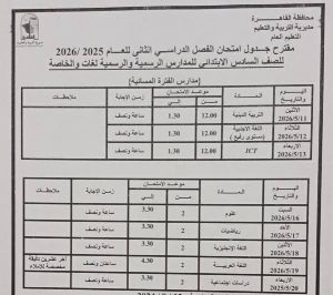 FB IMG 1777998647899 محافظة القاهرة تعلن مواعيد امتحانات نهاية العام محافظة القاهرة تعلن مواعيد امتحانات نهاية العام الدراسي 2025/2026 بجميع المراحل موقع في الجامعة