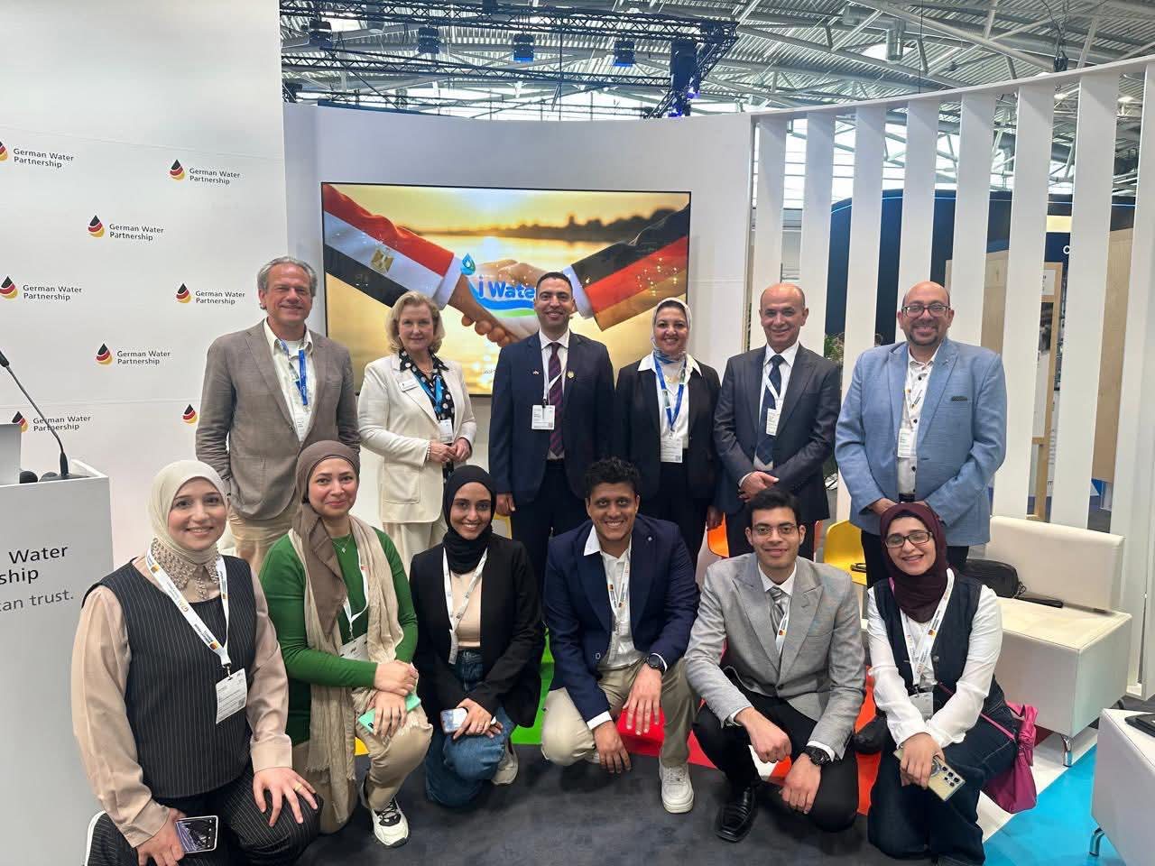 FB IMG 1778051222923 جامعة عين شمس تشارك في IFAT Munich 2026 جامعة عين شمس تشارك في IFAT Munich 2026 وتبحث تعزيز الابتكار والتعاون الدولي في قطاع المياه موقع في الجامعة