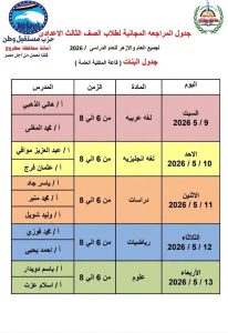 FB IMG 1778184365682 مبادرة المراجعة النهائية لطلاب الشهادة الإعدادية تعليم مطروح تطلق مبادرة المراجعة النهائية لطلاب الشهادة الإعدادية موقع في الجامعة