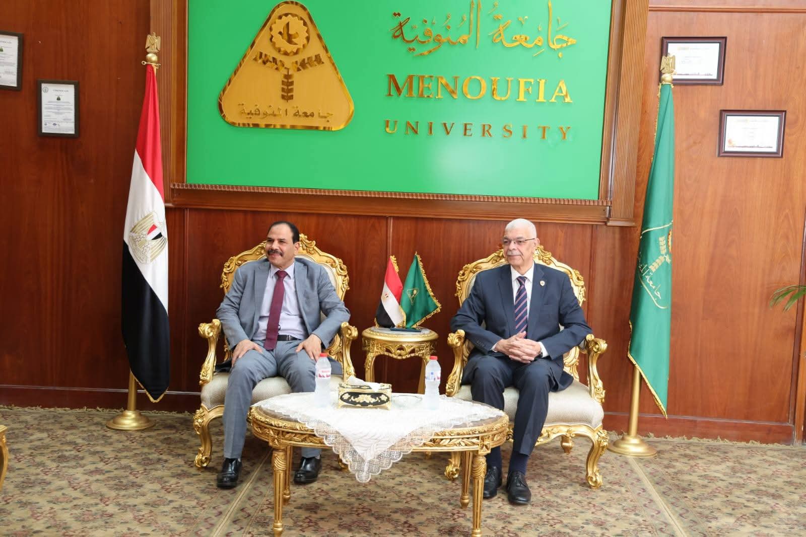 FB IMG 1778415812613 جامعة العاصمة تناقش تحديث البرامج الأكاديمية اعتماد برنامجي الكيمياء والجيولوجيا بعلوم المنوفية.. تفاصيل زيارة وفد «ضمان الجودة» للجامعة موقع في الجامعة