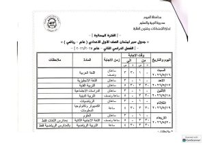 FB IMG 1778441060335 تعليم الفيوم يعلن جداول امتحانات النقل للفترتين تعليم الفيوم يعلن جداول امتحانات النقل للفترتين الصباحية والمسائية للفصل الدراسي الثاني 2026 موقع في الجامعة