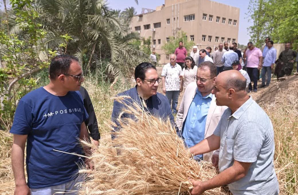 FB IMG 1778999416197 جامعة القاهرة رئيس جامعة القاهرة يوجه بتطوير محطة البحوث الزراعية وربطها بسوق العمل والتوسع في الإنتاج والتدريب موقع في الجامعة