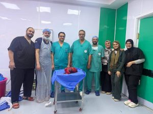 جامعة المنوفية: نجاح استئصال ورم نادر يتجاوز 30 كجم من بطن شاب داخل معهد الأورام 2 FB IMG 1780067418912 جامعة المنوفية: نجاح استئصال ورم نادر يتجاوز 30 كجم جامعة المنوفية: نجاح استئصال ورم نادر يتجاوز 30 كجم من بطن شاب داخل معهد الأورام موقع في الجامعة