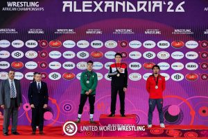 IMG 20260502 WA0119 بطل إفريقي جديد يرفع اسم جامعة قناة السويس بطل إفريقي جديد يرفع اسم جامعة قناة السويس.. الطالب كمال عمرو يتوج بذهبية المصارعة الحرة موقع في الجامعة