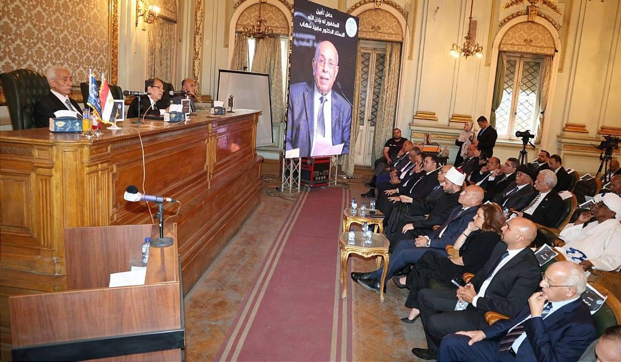 وزير الأوقاف ومحافظ القاهرة يشاركان في تأبين مفيد شهاب