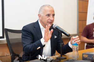 IMG 20260509 WA0050 ندوة بجامعة النيل خلال ندوة بجامعة النيل.. أحمد السويدي: تكامل الصناعة والتعليم مفتاح مستقبل الاقتصاد المصري موقع في الجامعة