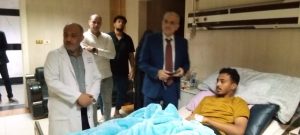 رئيس جامعة أسوان يطمئن على مصابي حادث طريق صحاري المطار ويوجه بعقد الامتحانات داخل المستشفى 5 IMG 20260512 WA0026 رئيس جامعة أسوان يطمئن على مصابي حادث طريق صحاري رئيس جامعة أسوان يطمئن على مصابي حادث طريق صحاري المطار ويوجه بعقد الامتحانات داخل المستشفى موقع في الجامعة