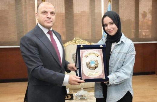 IMG 0024 وزير التعليم الغربية تحتفي بعبقرية الروبوتات.. سلمى أشرف وصيفة العالم في معرض ISEF 2026 موقع في الجامعة