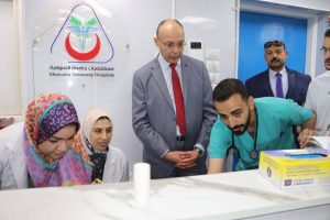 IMG 0722 مستشفيات جامعة المنوفية مستشفيات جامعة المنوفية ترفع درجة الاستعداد القصوى خلال عيد الأضحى موقع في الجامعة