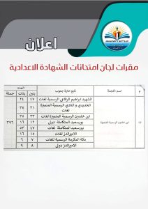IMG 1028 الشهادة الإعدادية في بورسعيد 2026 اعرف لجنتك الآن.. أماكن امتحانات الشهادة الإعدادية في بورسعيد 2026 (مستند) موقع في الجامعة
