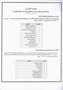 جامعة المنصورة تعلن حاجتها لوظائف جديدة شاغرة.. رابط وشروط التقديم 2 جامعة المنصورة تعلن حاجتها لوظائف