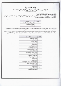 IMG 8147 جامعة المنصورة تعلن حاجتها لوظائف جامعة المنصورة تعلن حاجتها لوظائف جديدة شاغرة.. رابط وشروط التقديم موقع في الجامعة