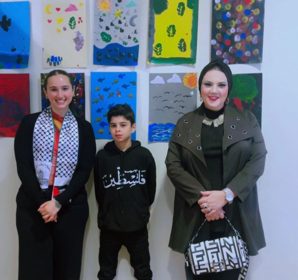 معرض رسومات الأطفال اللاجئين الفلسطينيين