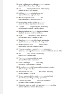 IMG ٢٠٢٦٠٥١١ ٢٢٥٧٣٣ مراجعة نهائية مميزة في إنجليزي الرابع ابتدائي قبل الامتحانات.. «في الجامعة» يطرح مراجعة نهائية مميزة في إنجليزي الرابع ابتدائي من إعداد علاء خلف موقع في الجامعة