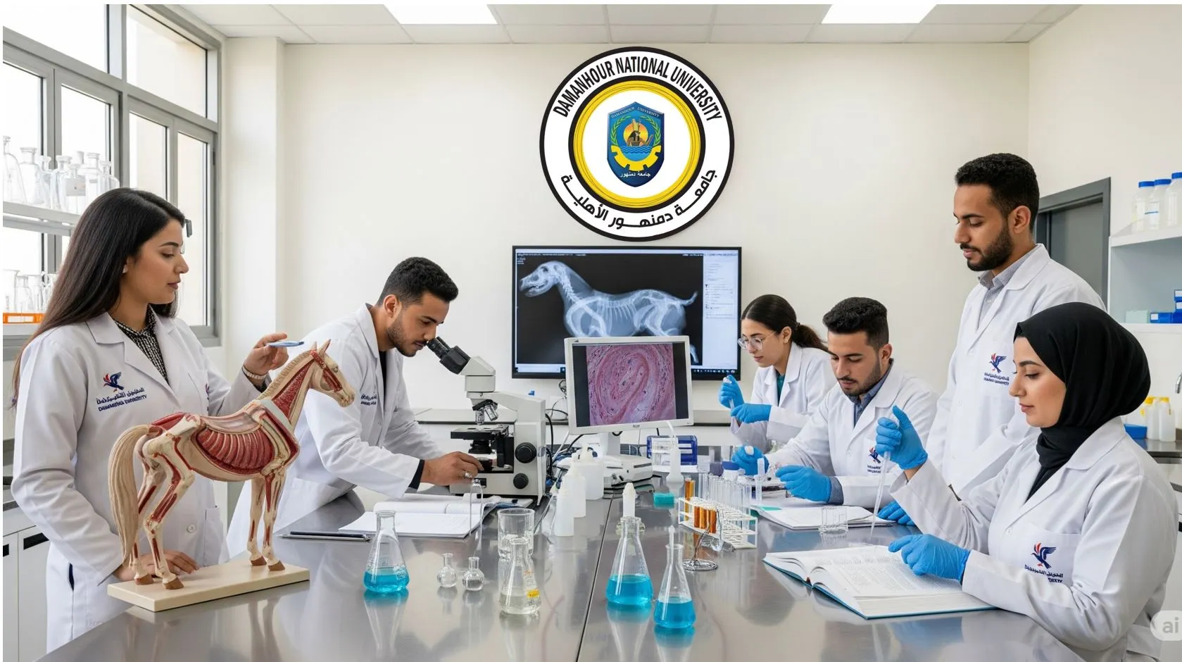 كلية الطب البيطري جامعة دمنهور الأهلية