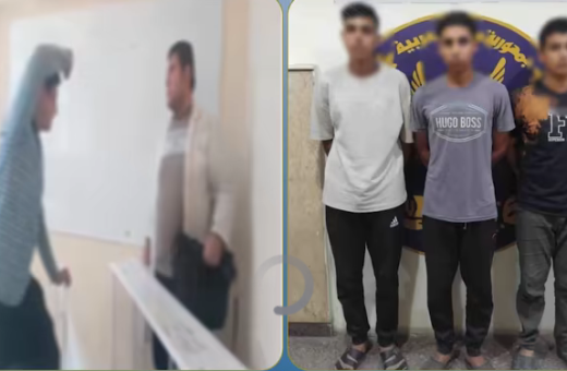ضبط 3 طلاب لاعتدائهم على مدرس وتصوير الواقعة 
