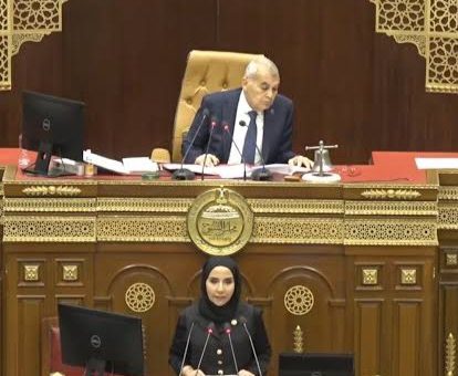 النائبة ولاء هرماس أمام الشيوخ