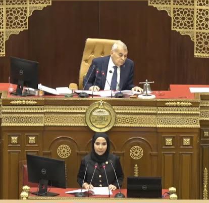 النائبة ولاء هرماس أمام الشيوخ