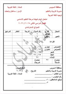 1780687587232 الأسئلة المتوقعة في اللغة العربية لطلاب الشهادة قبل ساعات من الامتحان.. أبرز الأسئلة المتوقعة في اللغة العربية لطلاب الشهادة الإعدادية 2026 موقع في الجامعة