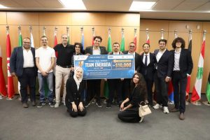 طلاب هندسة بالأكاديمية العربية يتوجون أبطالًا في «Power The Community 2026»
