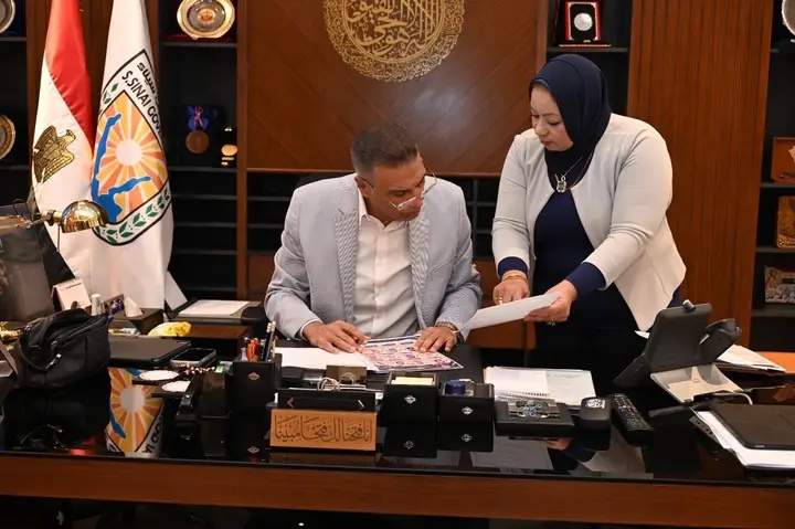 محافظ جنوب سيناء يعتمد نتيجة الشهادة الإعدادية