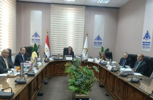 جامعة بنها تجري مقابلات اختيار القيادات المتقدمة لشغل الوظائف