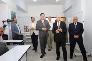 رئيس جامعة المنيا يفتتح 5 قاعات ذكية بكلية الهندسة