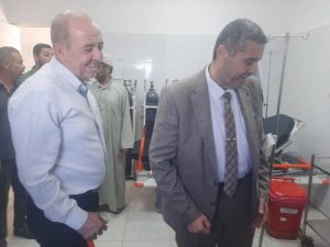 FB IMG 1780931637847 وكيل التعليم بشمال سيناء يتابع حالة معلمين مصابين وكيل التعليم بشمال سيناء يتابع حالة معلمين مصابين في حادث سير أثناء امتحانات الدبلومات الفنية 2026 موقع في الجامعة