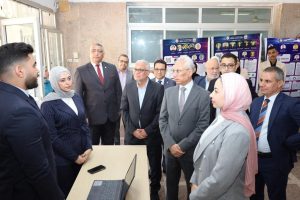 FB IMG 1781184172899 رئيس جامعة المنيا رئيس جامعة المنيا يفتتح ملتقى التوظيف ومعرض مشروعات التخرج بكلية الحاسبات ويوجه بتنفيذ 6 مشروعات  موقع في الجامعة