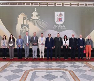 FB IMG 1781958733802 جامعة القاهرة جامعة القاهرة تبحث تجديد الاعتماد الدولي لبرنامج تكنولوجيا وتصنيع الأغذية مع هيئة ASIIN الألمانية موقع في الجامعة