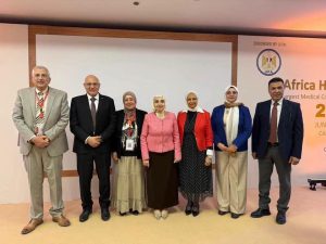 FB IMG 1782401240935 كلية العلاج الطبيعي بالمصرية الصينية كلية العلاج الطبيعي بالمصرية الصينية تسلط الضوء على أحدث تقنيات الطب الصيني في Africa Health ExCon 2026 موقع في الجامعة