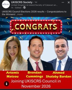جامعة الإسكندرية تحقق إنجازًا دوليًا.. أول طبيب مصري ينضم لمجلس الجمعية البريطانية الأيرلندية لجراحة العيون