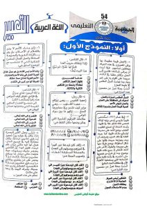 ذاكرهم كويس.. مراجعة اللغة العربية بالإجابات لطلاب الثانوية العامة 2026