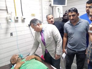 FB IMG 1782657511684 حادث تسرب الكلور بوحدة مياه الرملة بعد حادث تسرب الكلور بوحدة مياه الرملة.. متابعة ميدانية لمصابي الاختناق بمستشفيات بنها الجامعية موقع في الجامعة
