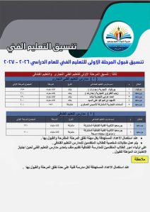محافظة بورسعيد تعلن تنسيق القبول بالمرحلة الأولى للتعليم الفني 