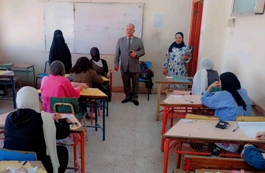 IMG 20260608 WA0028 امتحانات الإعدادية بالجيزة 2026 إحالة 4 ملاحظين وإدارية للتحقيق خلال جولة مفاجئة بلجان الشهادة الإعدادية بالفيوم 2026 موقع في الجامعة
