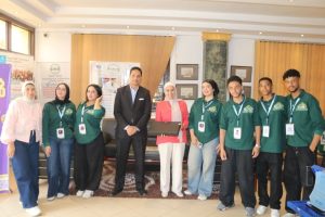 IMG 20260609 WA0009 جامعة العبور للعلوم والتكنولوجيا جامعة العبور للعلوم والتكنولوجيا تستعرض كلياتها أمام طلاب مدرسة رجاك الدولية| صور موقع في الجامعة
