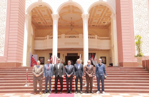 IMG 20260610 WA0042 وزير التعليم العالي يفتتح مبنى جديدًا أشرف صبحي يستقبل وزير الرياضية الليبي بالجامعة البريطانية في مصر موقع في الجامعة