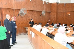 IMG 20260614 WA0018 رئيس جامعة قناة السويس رئيس جامعة قناة السويس: توفير بيئة امتحانية آمنة ومنضبطة لطلاب المعهد الفني للتمريض موقع في الجامعة