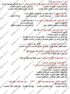 IMG 20260616 WA0115 النحو مراجعة النحو في 10 صفحات.. أحمد أمين يقدم الخلاصة النهائية لطلاب الثانوية العامة موقع في الجامعة