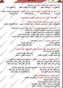 IMG 20260616 WA0118 النحو مراجعة النحو في 10 صفحات.. أحمد أمين يقدم الخلاصة النهائية لطلاب الثانوية العامة موقع في الجامعة
