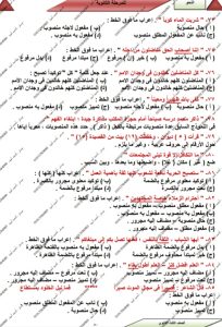 تدريب مكثف قبل امتحانات الثانوية العامة.. 60 سؤالًا في النحو وإجاباتها النموذجية